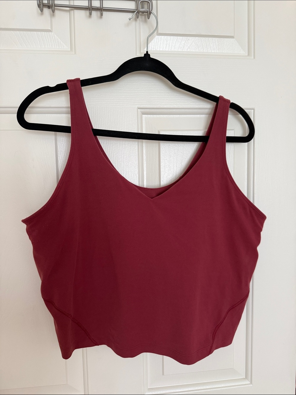 LULULEMON ATHLETICA | Align Cropped Tank | Maroon | Mulled Wine | Plus Size 18